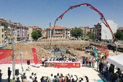 THE FOUNDATION OF KARATAY MUNICIPALITY OSMAN BENLILER PRIMARY SCHOOL WITH 24 CLASSROOMS, WHICH IS THE 149TH INVESTMENT IN KARATAY, WAS LAID