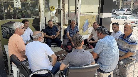 BAŞKAN HASAN KILCA’DAN ESNAF ZİYARETİ