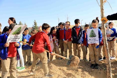 KARATAY’DA 10 BİN 400 METREKARELİK ALANDA FİDAN DİKİLDİ