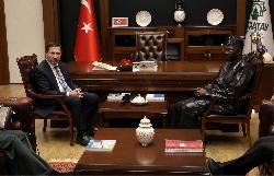 SENEGAL ANKARA BÜYÜKELÇİSİ DİOP’TAN BAŞKAN KILCA’YA ZİYARET