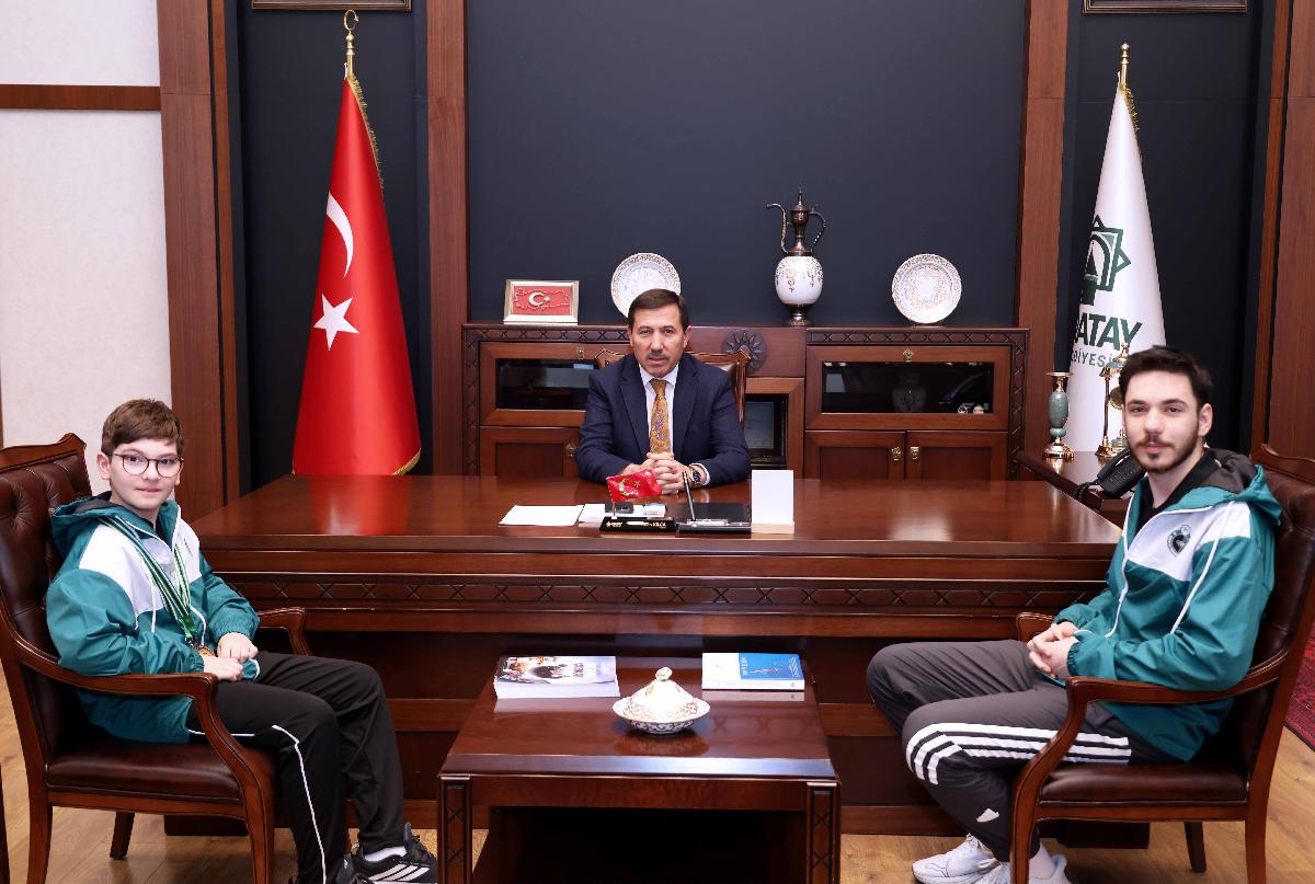 ŞAMPİYONDAN BAŞKAN KILCA’YA ZİYARET