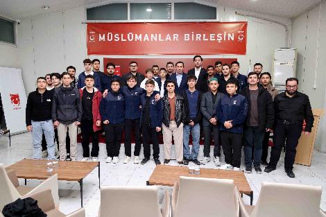 HASAN KILCA GENÇLERLE BİR ARAYA GELDİ