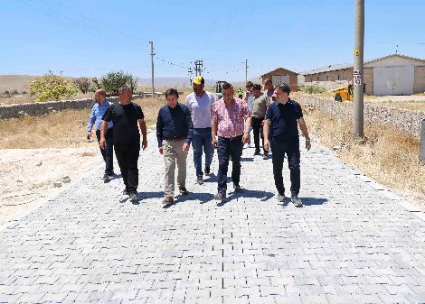 BAŞKAN KILCA, YAYLALARDAKİ PARKE ÇALIŞMALARINI YERİNDE İNCELEDİ