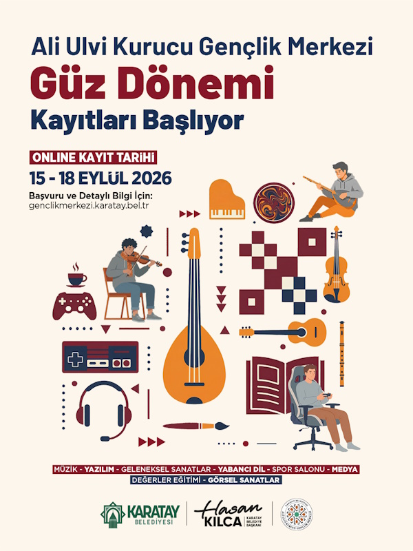 Ali Ulvi Kurucu Gençlik Merkezi Kurs Başvuruları